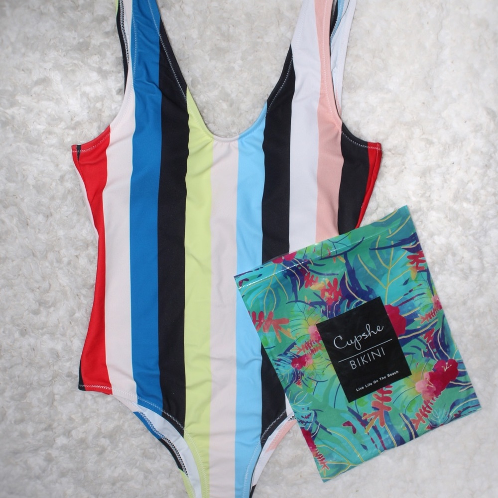 Brand New Multicolor One-piece Swimsuit